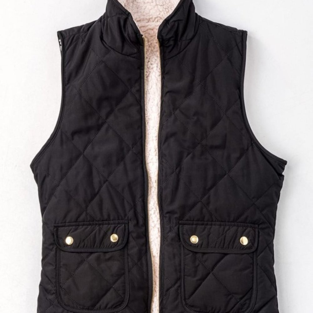 Black Reversible Vest